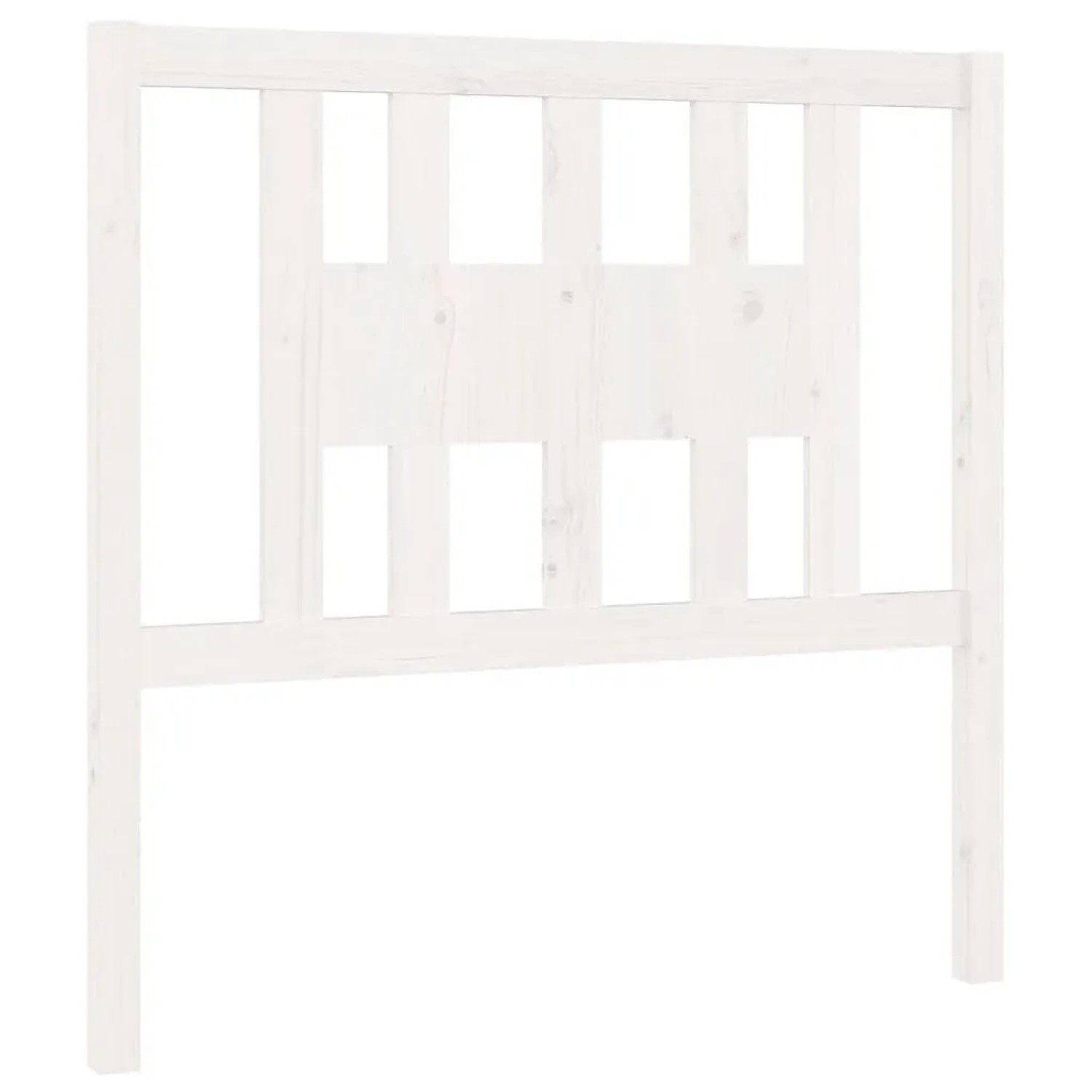 vidaXL Kopfteil Weiß 96x4x100 cm Massivholz Kiefer 818651