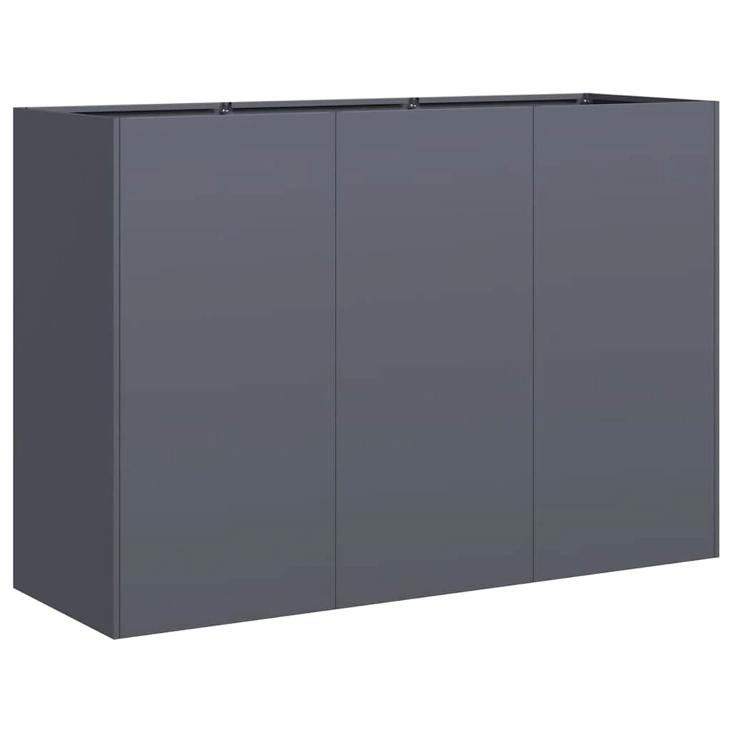 vidaXL Pflanzkübel Anthrazit 120x40x80 cm Kaltgewalzter Stahl 860719 günstig online kaufen