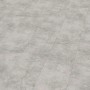 Verlegter, hellgrauer Check One Click-Vinylboden Rahdener Beton im XL-Fliesenformat.