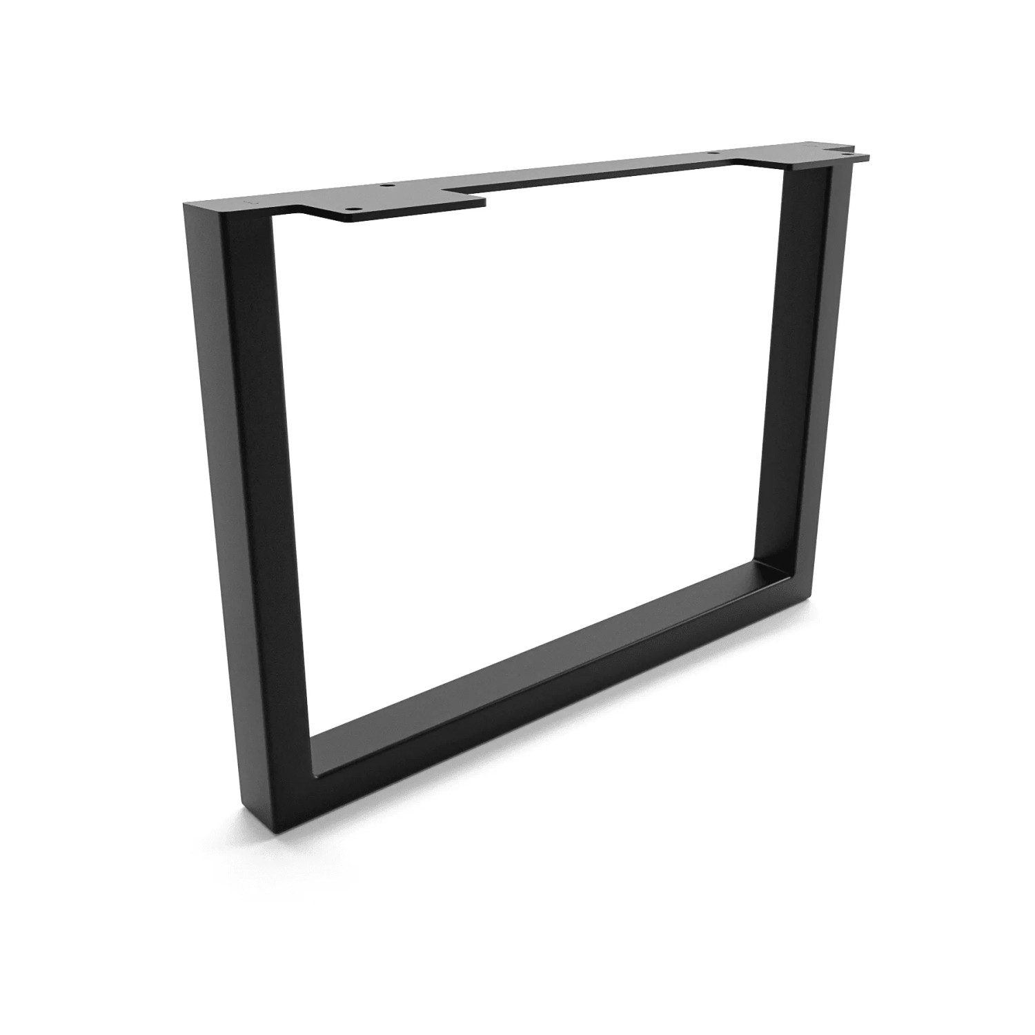 HEVVA Möbelbein GRAZ 25 cm Hoch 35 cm Tief 1 Stück Schwarz