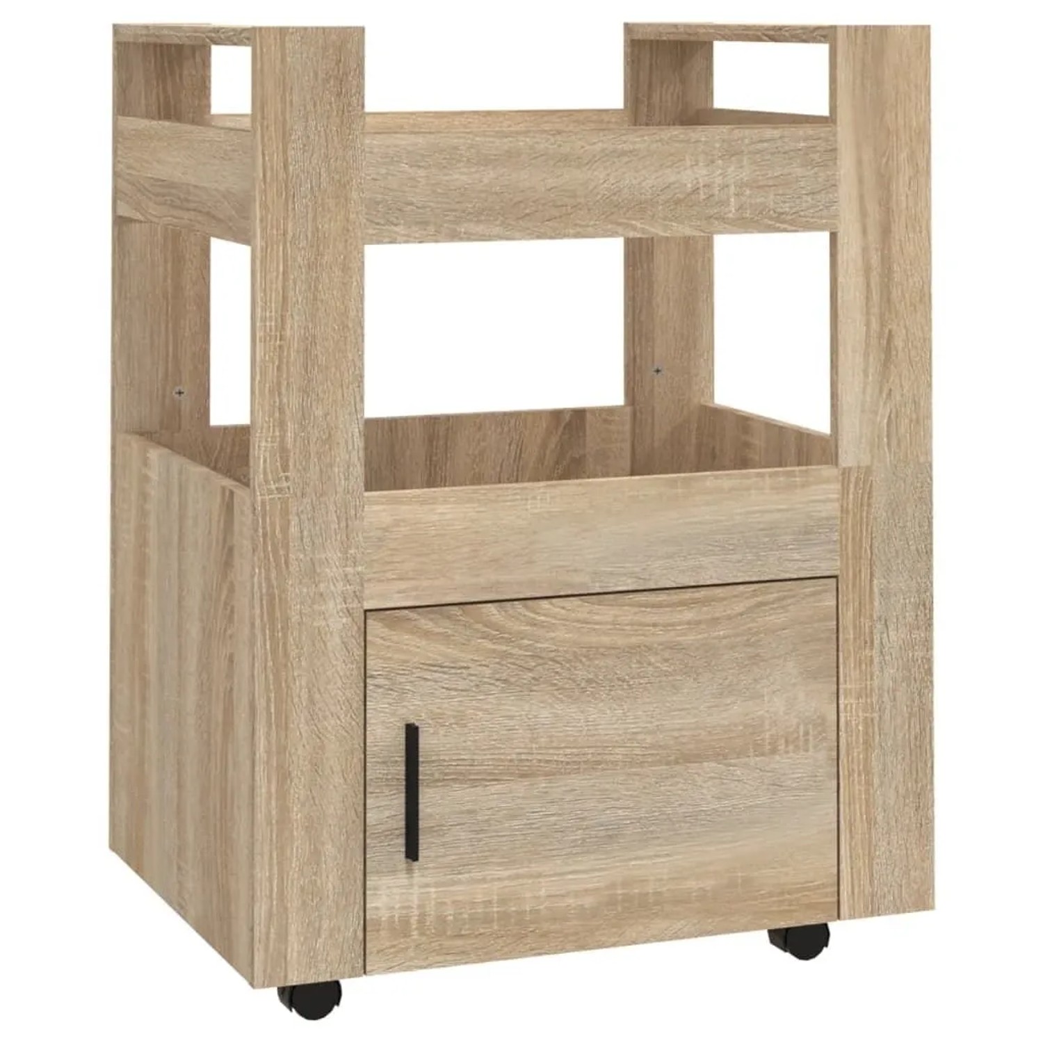 vidaXL Küchenwagen Sonoma-Eiche 60x45x80 cm Holzwerkstoff 816827