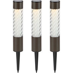 Solar-LED-Dekoleuchte Isili 4er-Set Ø 4,5 cm x 32 cm