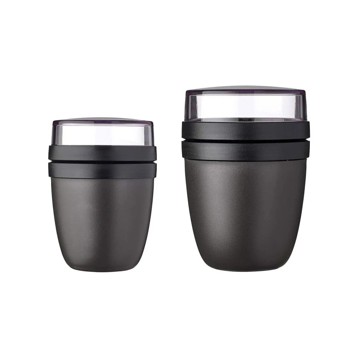 Mepal Ellipse Lunchpot Set 2-teilig Nordic Black