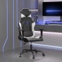 vidaXL Gaming-Stuhl mit Massagefunktion Schwarz und Weiß Kunstleder 345404_2