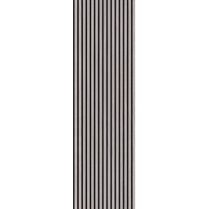 Jangal Akustikpaneel Smart Grey Oak, Furnier, 244x60x1 cm, für verbesserte Raumakustik.