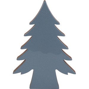 Holz-Tannenbaum zum Aufhängen, 28cm, Weihnachtsdeko für Innen, Farbe zufällig.