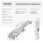 Tectake Auffahrrampen Björn, 2er Set, faltbar, mit Maßen und Details, Zubehör für Autoanhänger.