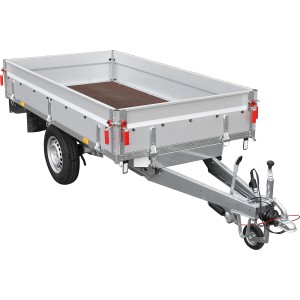 Gebremster Stema Anhänger Basic SH 1300-25-13.1, ideal für Lasten bis 1.064 kg.