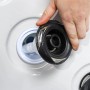 Detailaufnahme einer Düse im Canadian Spa Whirlpool ThunderBay.