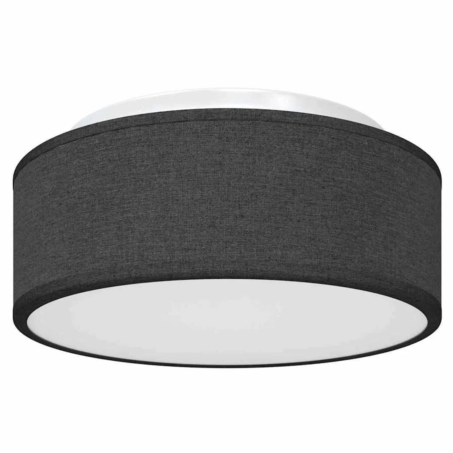 vidaXL Deckenlampe mit Strahlern Schwarz 30 x 30 x 13,5 cm Stoff 42001202