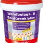 Decotric Wandbelagskleber, 750g Eimer mit rotem Deckel. Kleber für Wandbeläge und Bordüren.