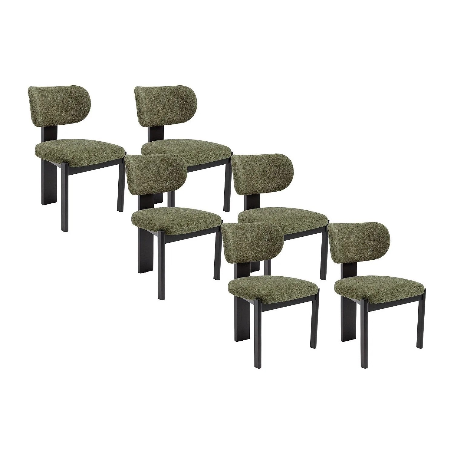 Vente-unique Stuhl Wilana Khaki 56 cm