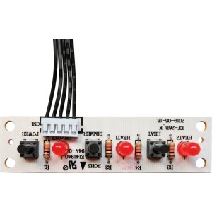 Schalter mit Display für Elektrokamin Glasbury Fire