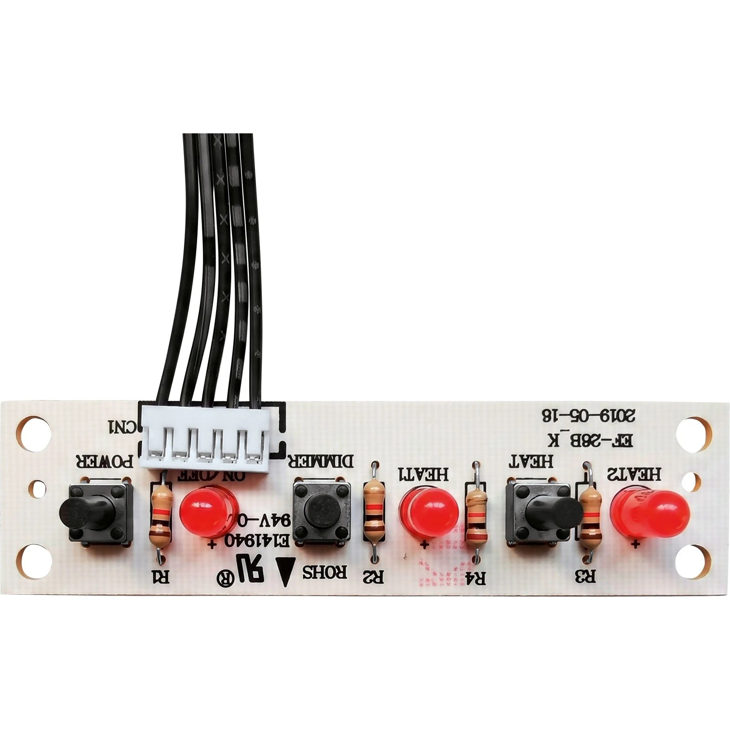 Schalter mit Display für Elektrokamin Glasbury Fire 163800 & 163814