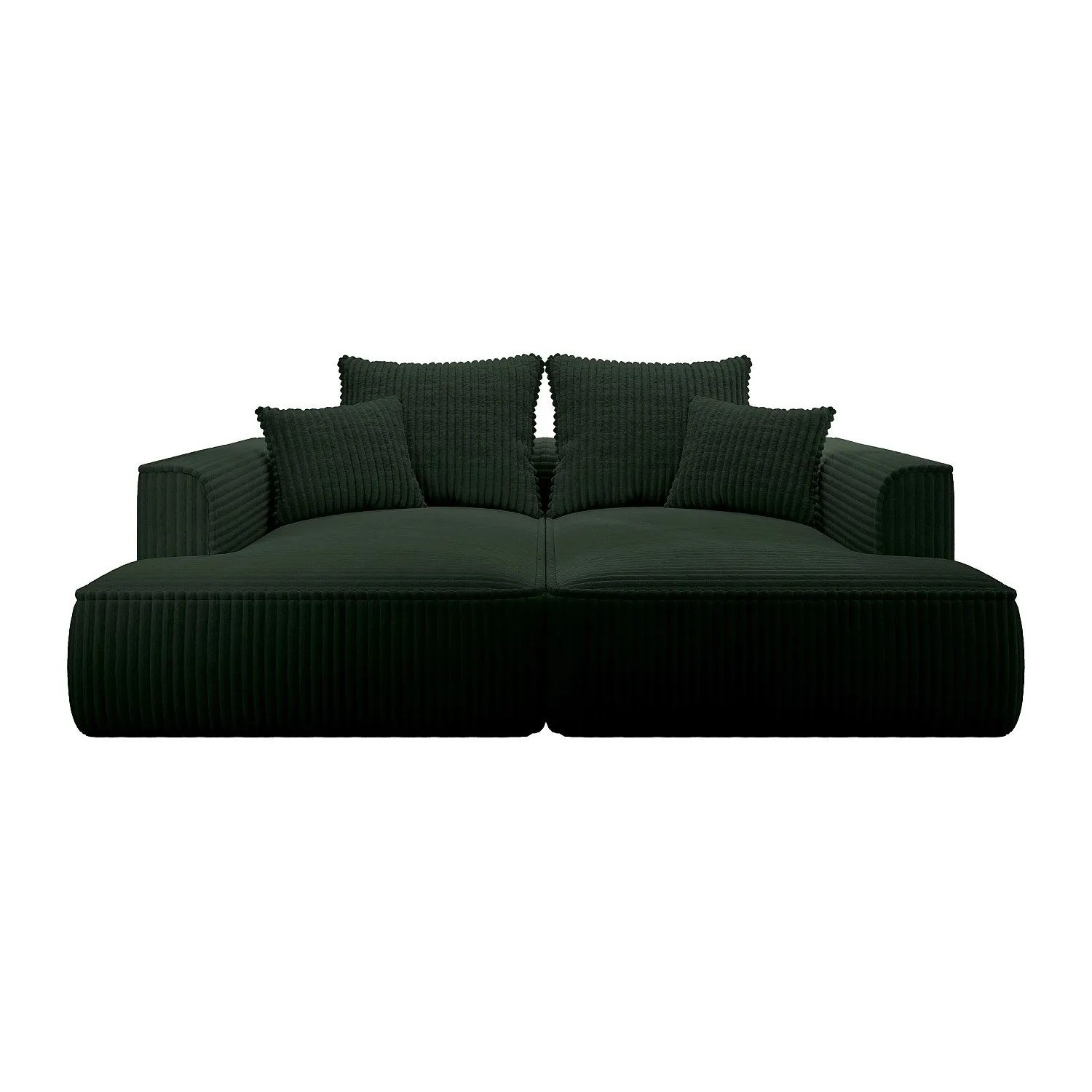 Vente-unique Sofa Ohne Schlafmöglichkeit Pineta Grün 230 cm
