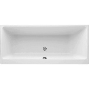 Villeroy & Boch Subway Rechteck-Badewanne, 170x75 cm, Weiß Alpin, Aufsicht.