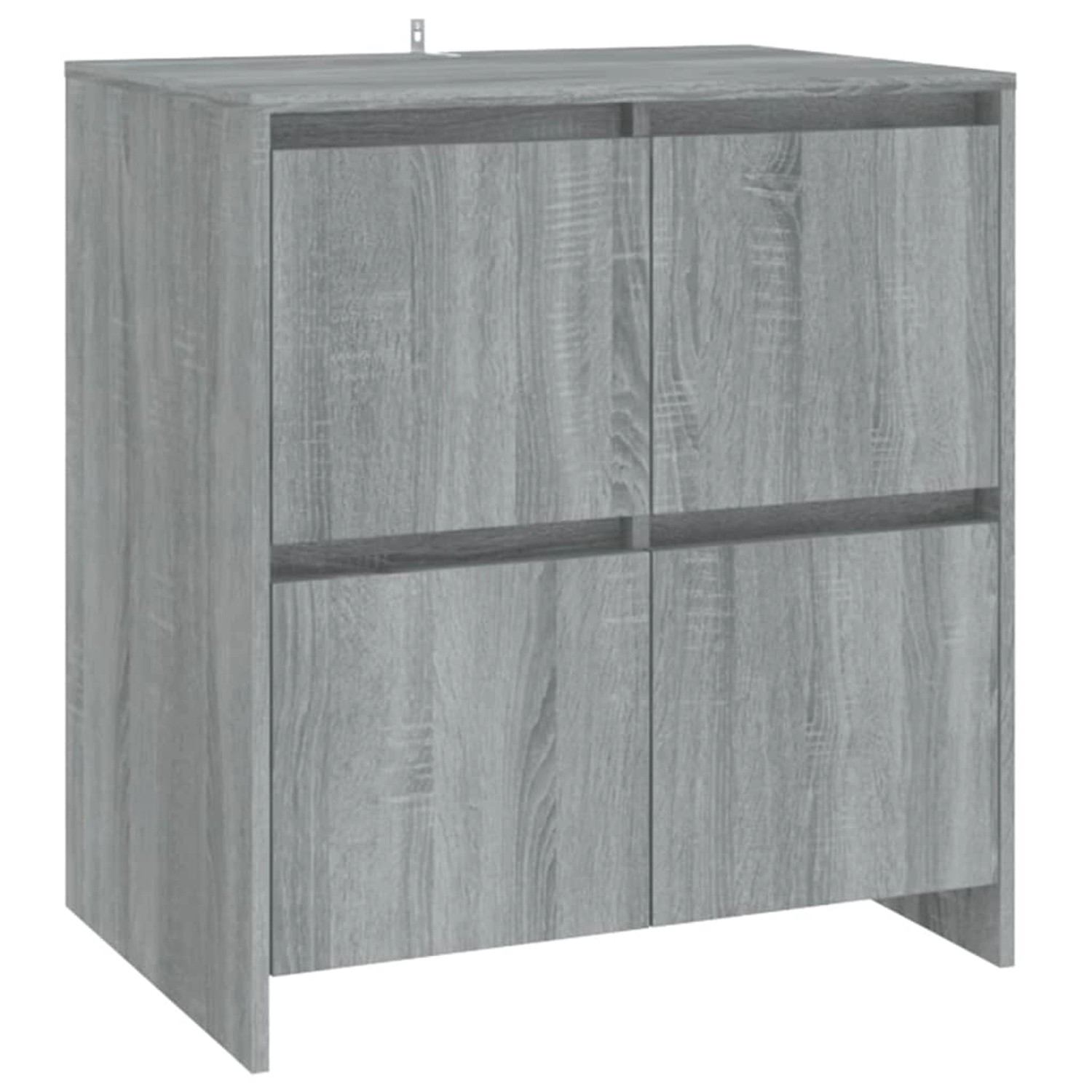 vidaXL Sideboard Grau Sonoma 70x41x75 cm Holzwerkstoff 813012