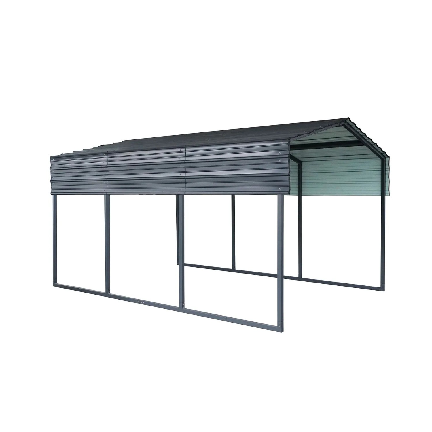 Westmann Carport Kopenhagen S 451 cm x 305 cm x 253 cm Grau