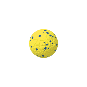 Zeus Nitro Ball Hundespielzeug, gelb-blau, Größe S, Ø 5 cm. Robustes Wasserspielzeug für Hunde.