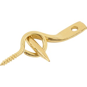 Klavierhaken Vermessingt 20 mm 4 Stück