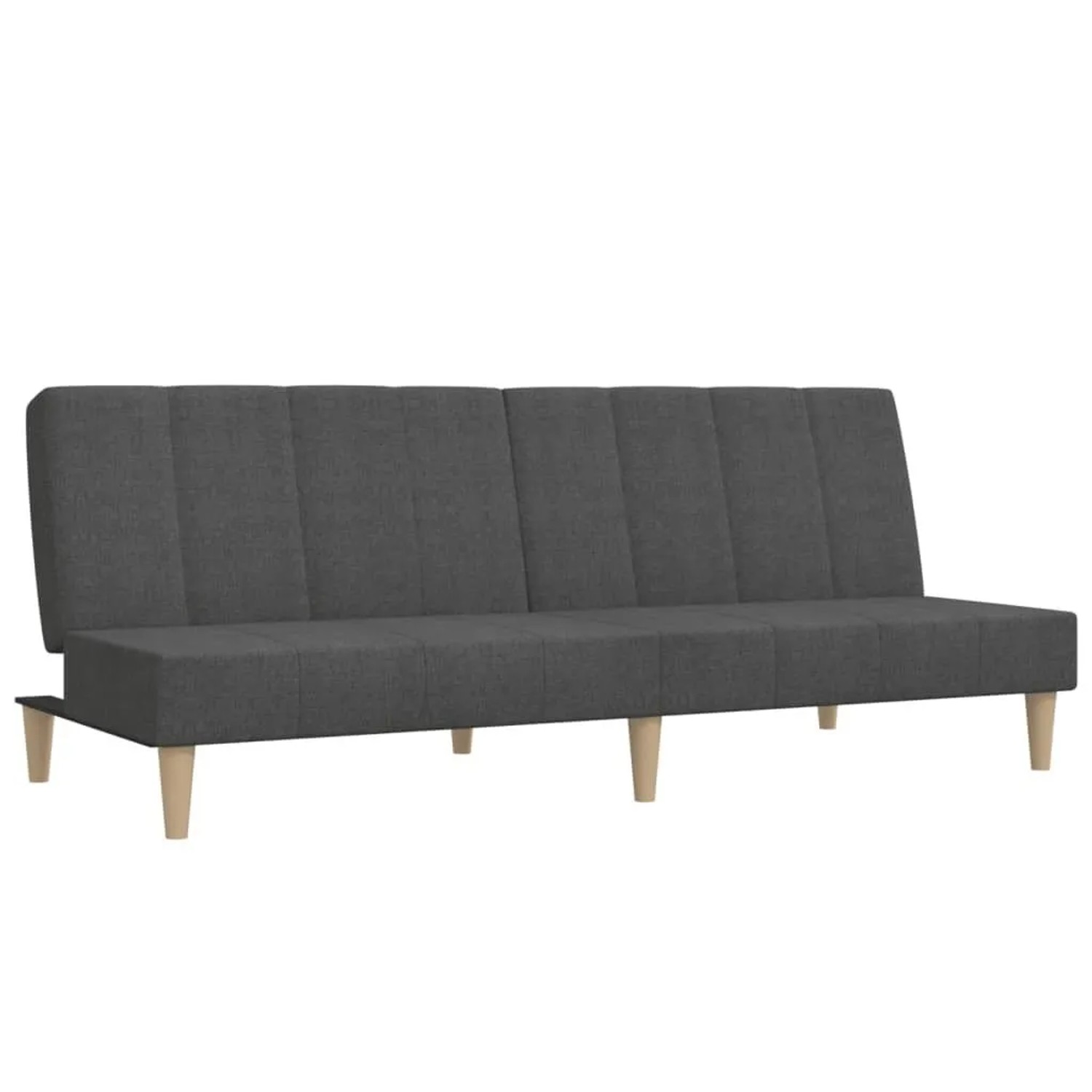 vidaXL Schlafsofa 2-Sitzer Dunkelgrau Stoff 375866 günstig online kaufen