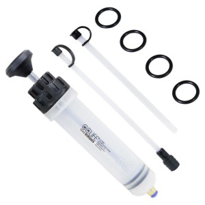 CCLIFE Ölabsaugpumpe 200cc mit Schläuchen und Zubehör für Ölwechsel.