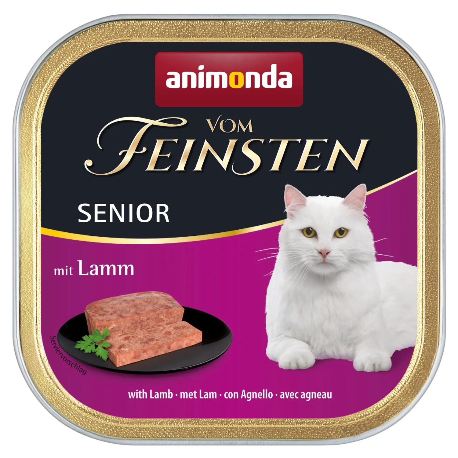 Vom Feinsten Katzen-Nassfutter Senior Lamm 100 g