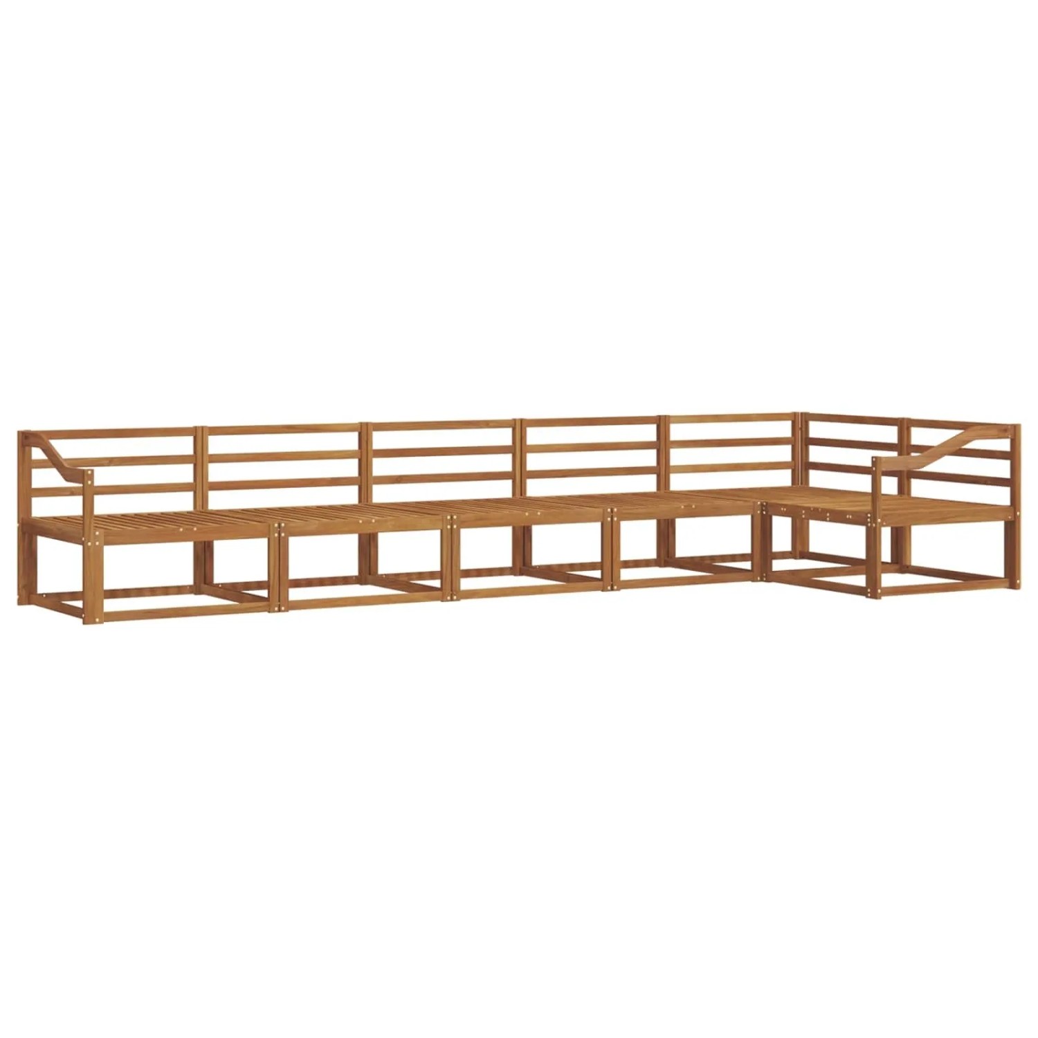 vidaXL Outdoor-Sofagarnitur 6-Tlg Natur Massivholz Akazie 3367662