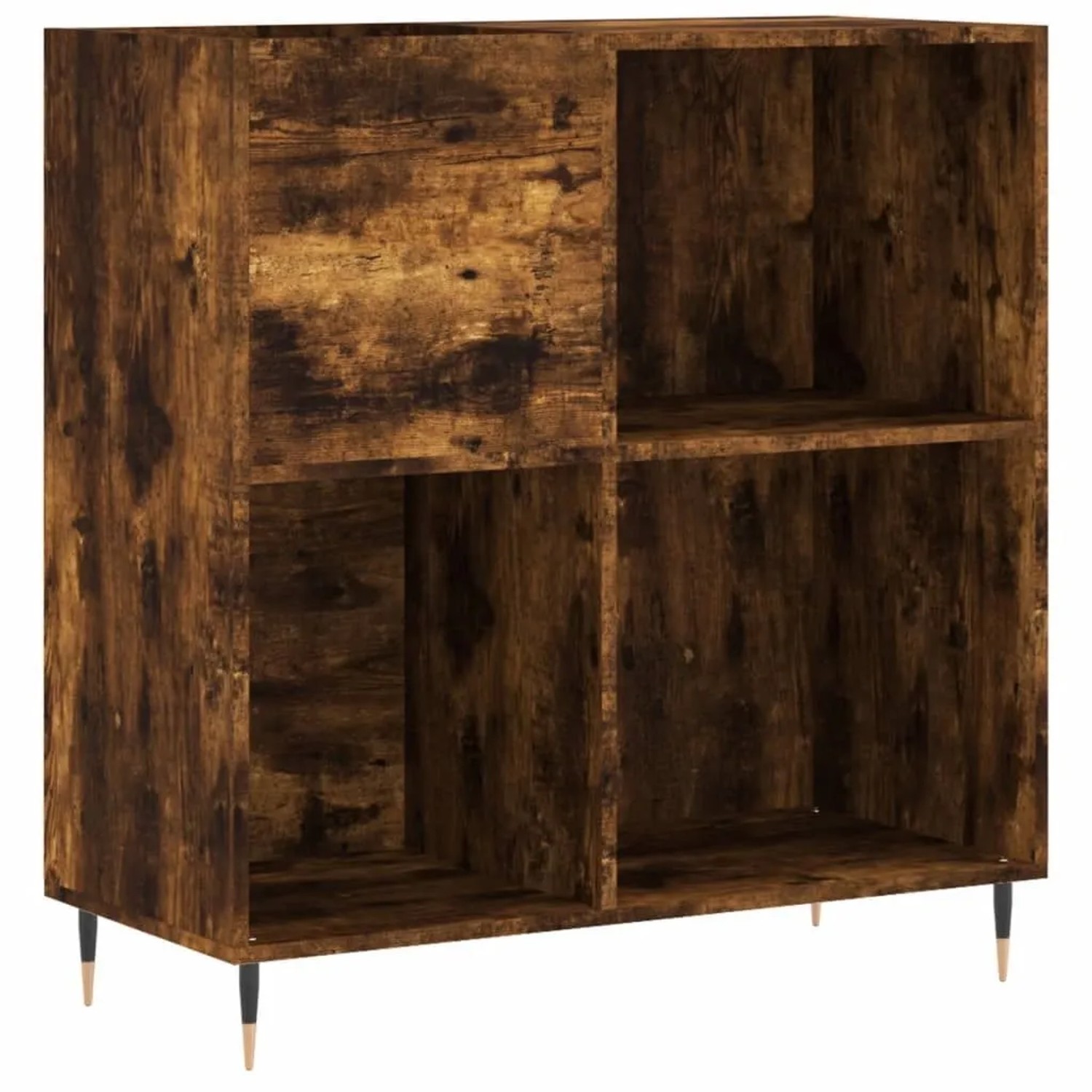 vidaXL Plattenschrank Räuchereiche 84,5x38x89 cm Holzwerkstoff 831769