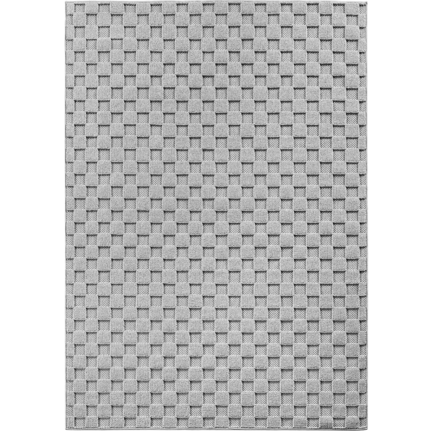Ayyildiz Flachgewebeteppich Helix 2203 Silber 120 cm x 170 cm