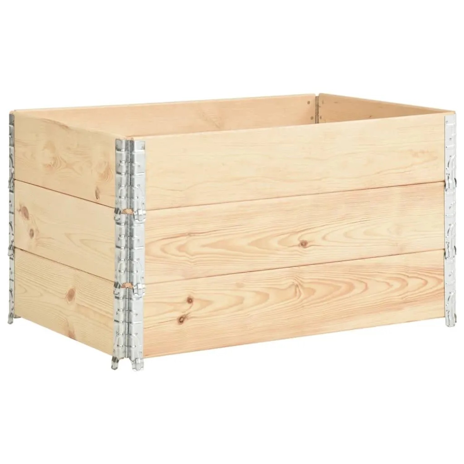vidaXL Hochbeete 3 Stk 50x100 cm Kiefer Massivholz 3055165