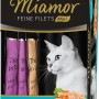 Miamor Katzen-Nassfutter Multibox mit 8 Beuteln, verschiedene Sorten mit Fisch und Huhn in Jelly.