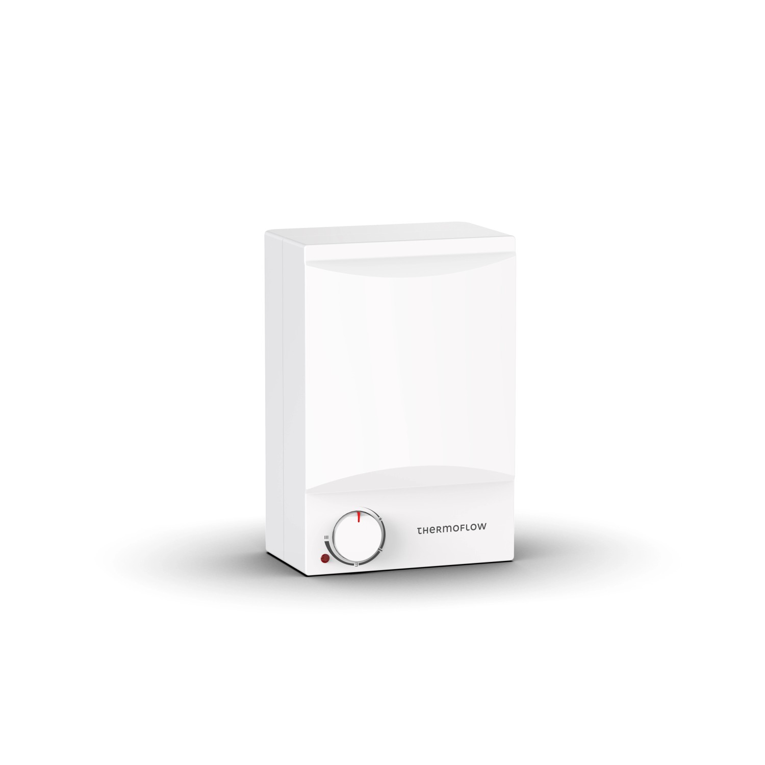 Thermoflow Obertischspeicher OT5N, 5 Liter, weiß. Warmwasserspeicher für Spüle oder Waschbecken.