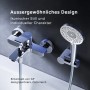 AM.PM Wannenarmatur X-Joy Aufputz mit Handbrause und Halter, Chrom.
