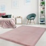 Lalee Hochflorteppich Heaven 800 in Powderpink, 80x150 cm, weicher Kunstfellteppich.