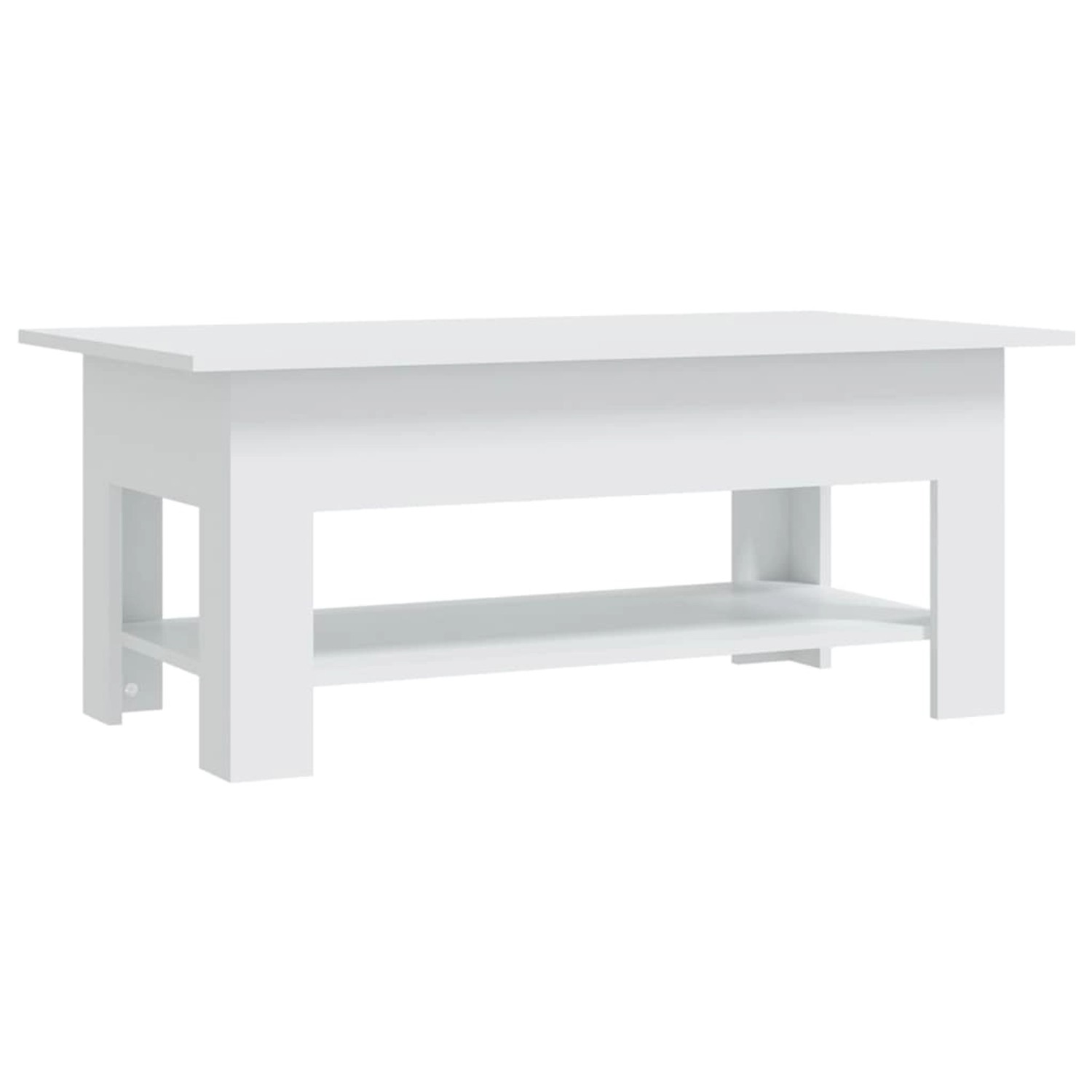 vidaXL Couchtisch Weiß 102x55x42 cm Holzwerkstoff 810253 günstig online kaufen