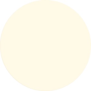 Farbfeld der Alpina Wandfarbe Pure Farben Cremebeige. Matte Innenfarbe.