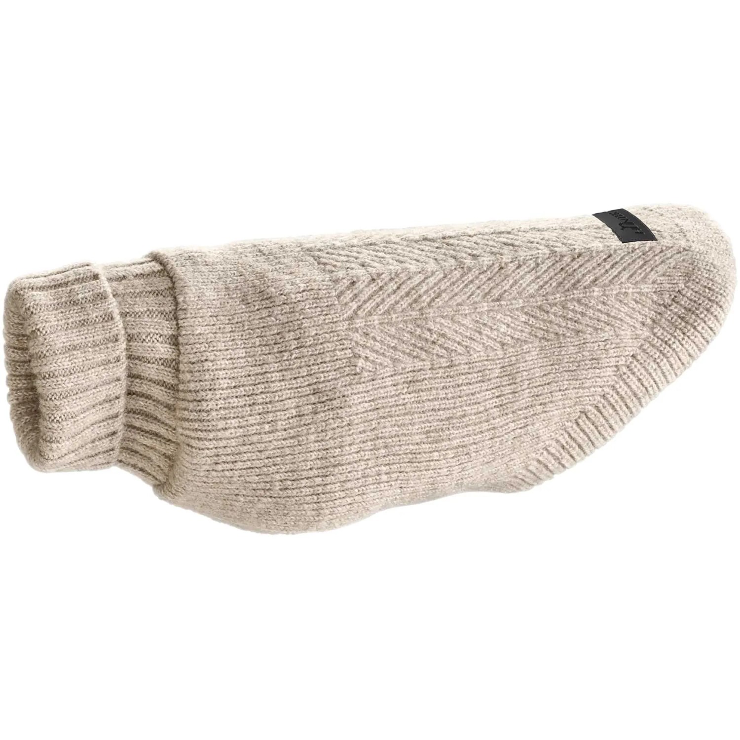 Beiger Hunter Hundepullover Genf, 25 cm, Strickpullover für Hunde.