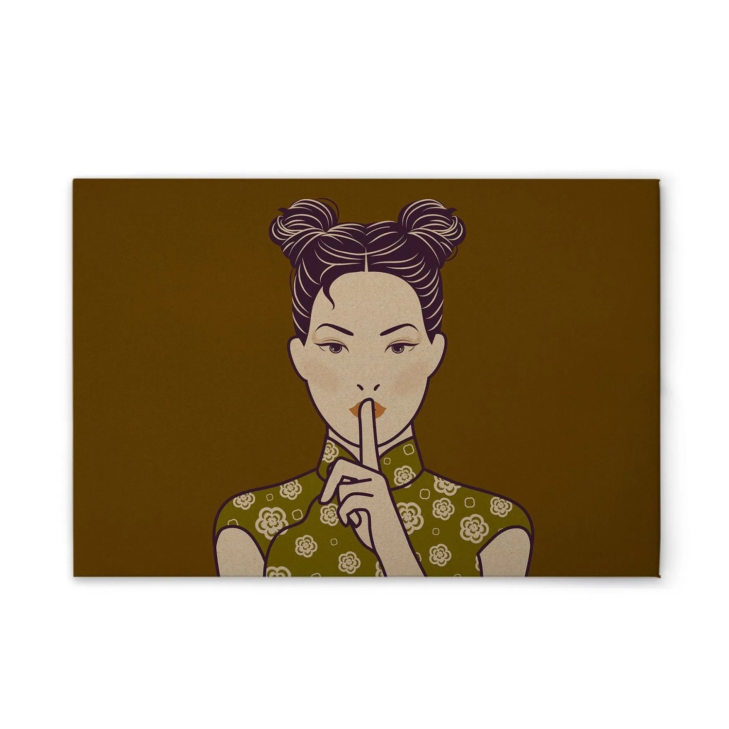 Tadessi Leinwandbild - M1-No.50984 - Asiatisch - 90 x 60 cm - Hochformat