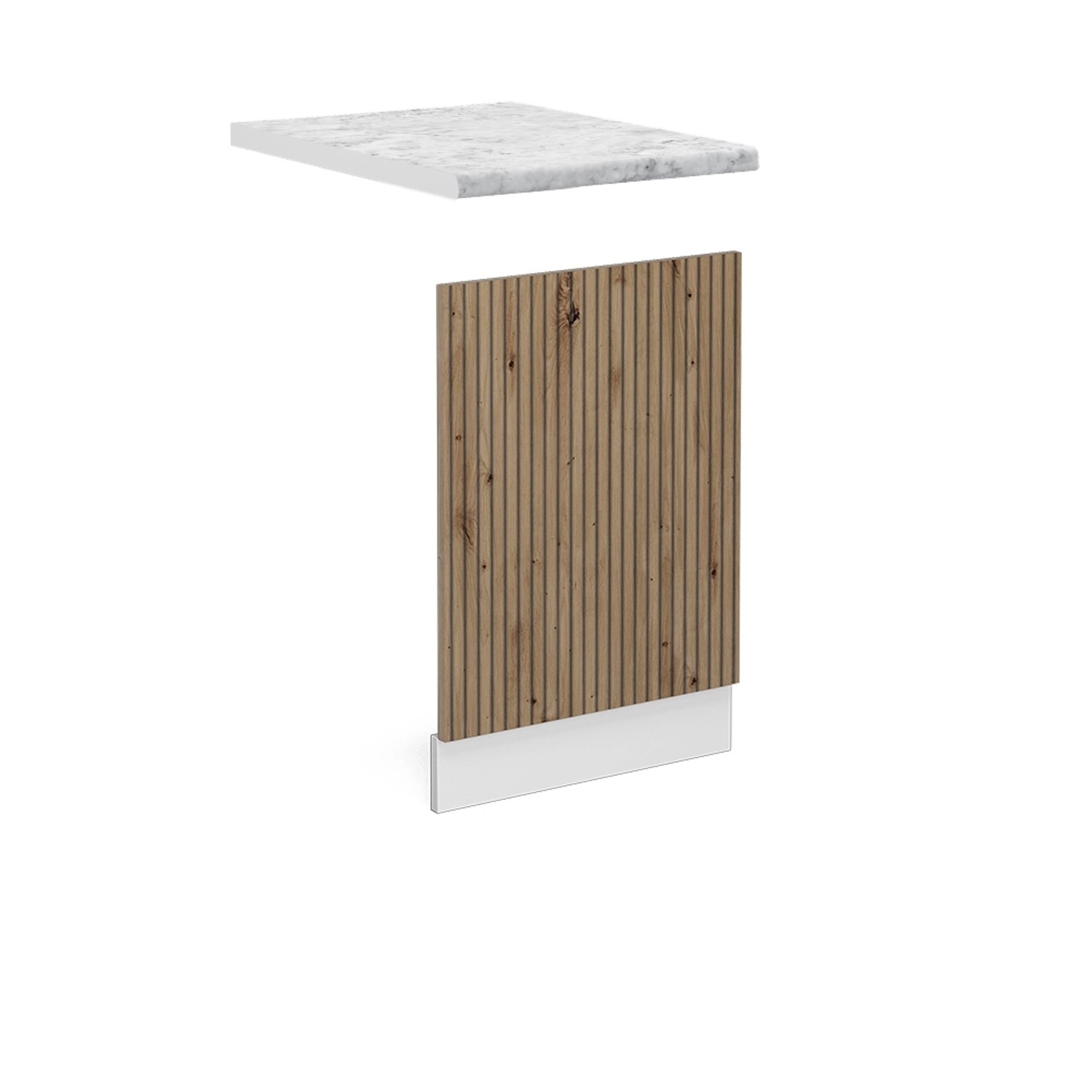 Vicco Frontblende R-Line Geschirrspüler Fronttür Artisan-Eiche/Weiß 45 cm A günstig online kaufen