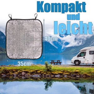 BigDean 2 Thermo Sitzkissen 35 x 40 cm Outdoor Event Alu Kissen Faltbar