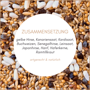 Supravit Großsittiche Spezial Vogelfutter ohne Sonnenblumenkerne