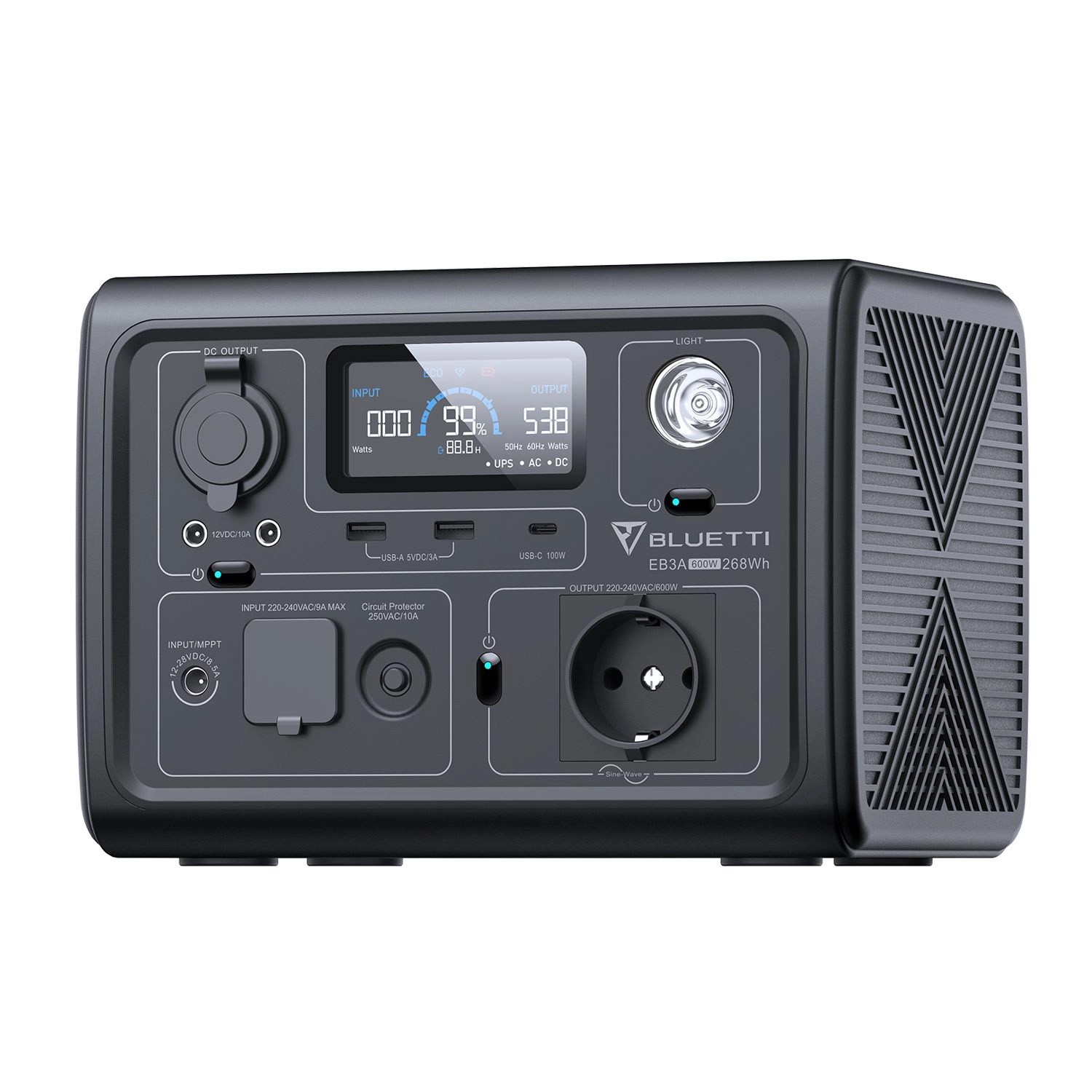 Bluetti Powerstation Tragbar 600 W
