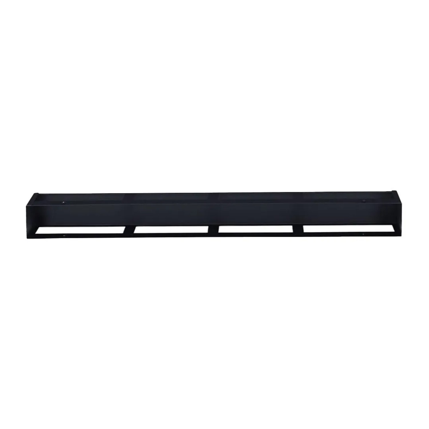 Subtiel Sichtschutzplatte für Open Air 10-SubSteel Small Luftgitter 650 x 60 mm Schwarz