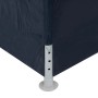 Detailansicht blaues Partyzelt (3x3 m) von vidaXL: Ecke mit Standfuß.