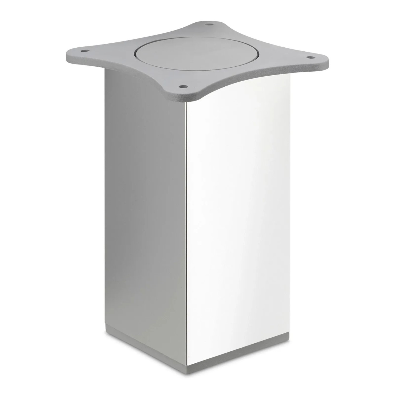 SOTECH Möbelfuß QUEBEC II 65 x 65 mm Höhe 150 mm Chrom Poliert
