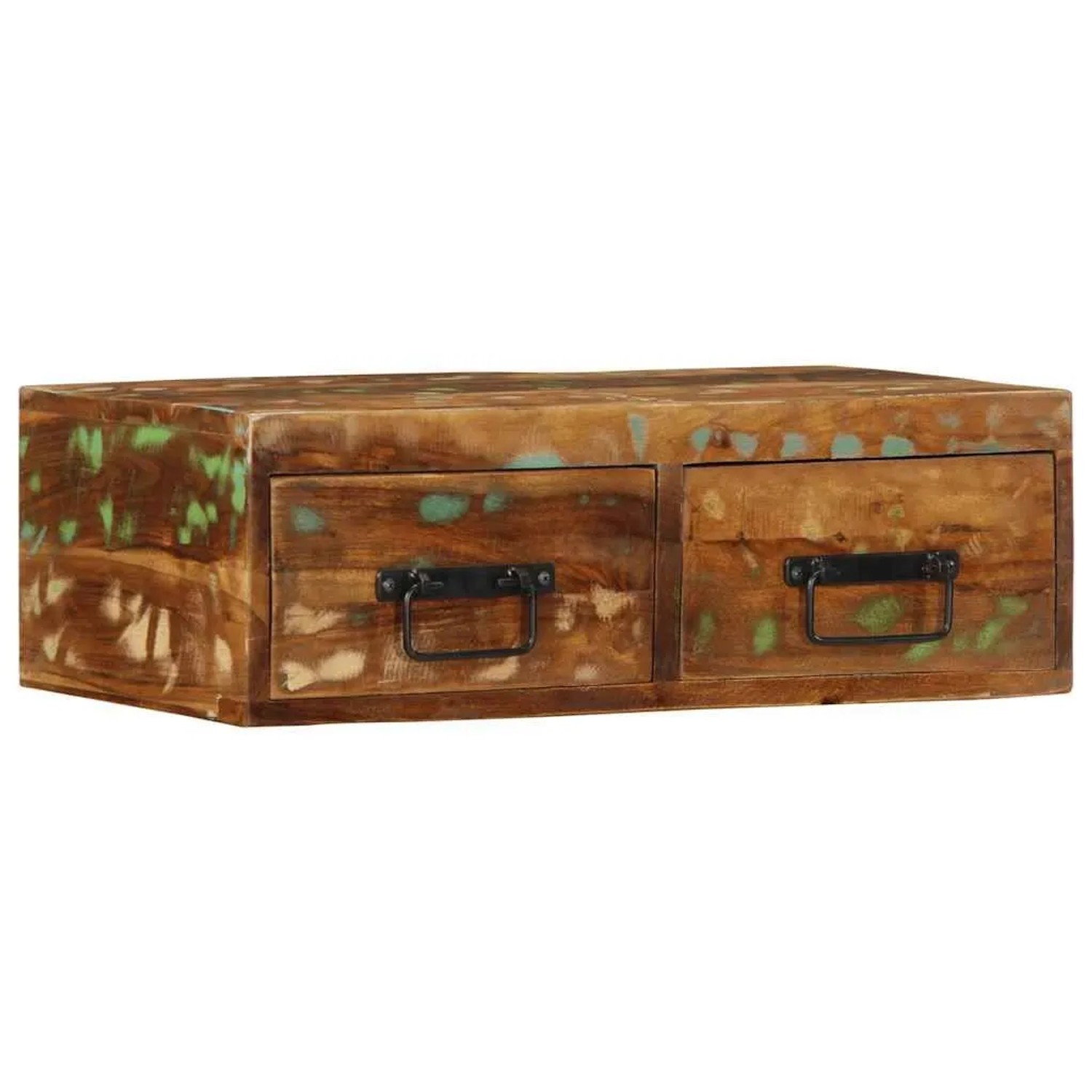 vidaXL TV-Wandschrank 60x30x19 cm Altholz Massiv 4017459
