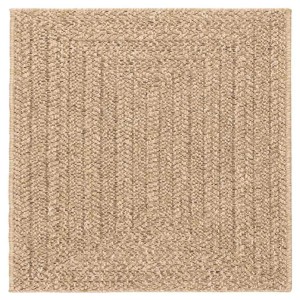 vidaXL Teppich ZIZUR 200x200 cm Jute-Optik Indoor und Outdoor 4006155