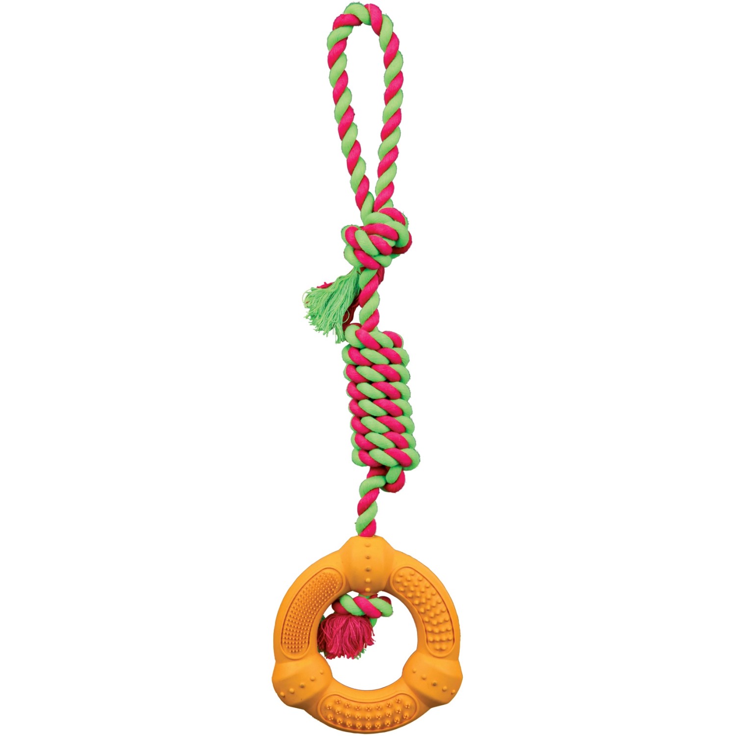 Jollypaw Ring am Seil Naturgummi ø 12 cm × 41 cm