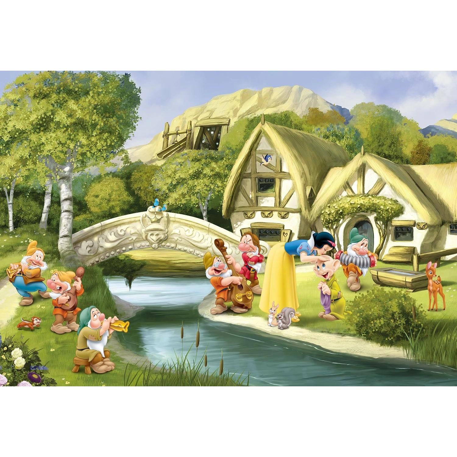 Disney Fototapete Schneewittchen Grün 368 x 254 cm 610962 günstig online kaufen